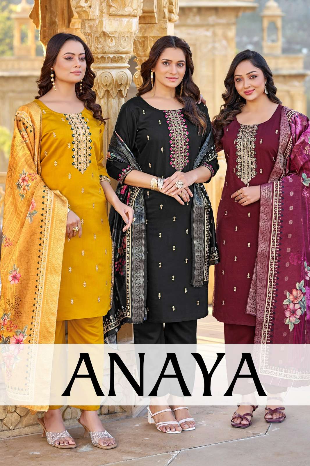 SHRI BALAJI EMPORIUM ANAYA GADHWAL SILK SALWAR SUIT 