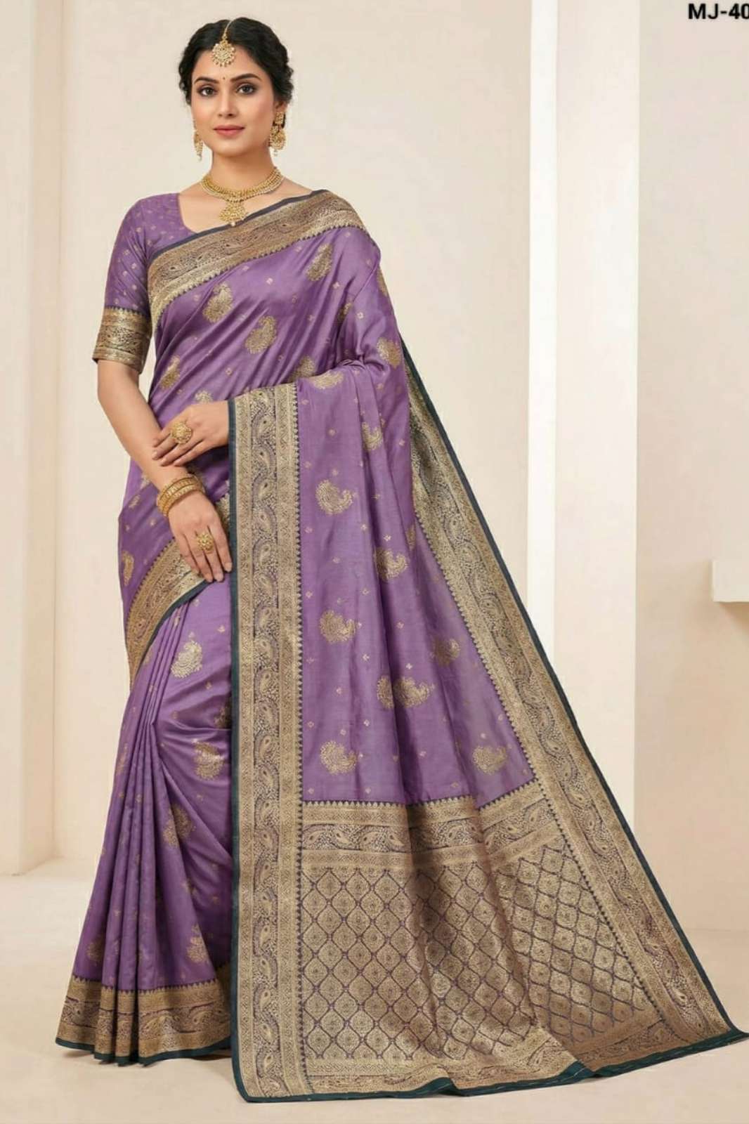 Shri Balaji Emporium Beautiful Satin Designer Saree