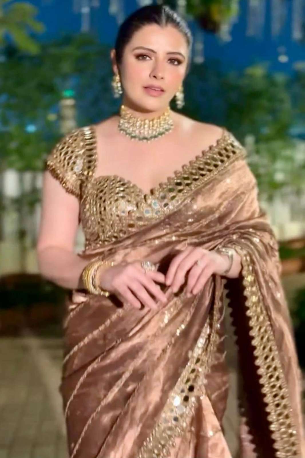 Shri Balaji Emporium BT 413 Beautiful Jimmy Chow Silk Embroidered Saree