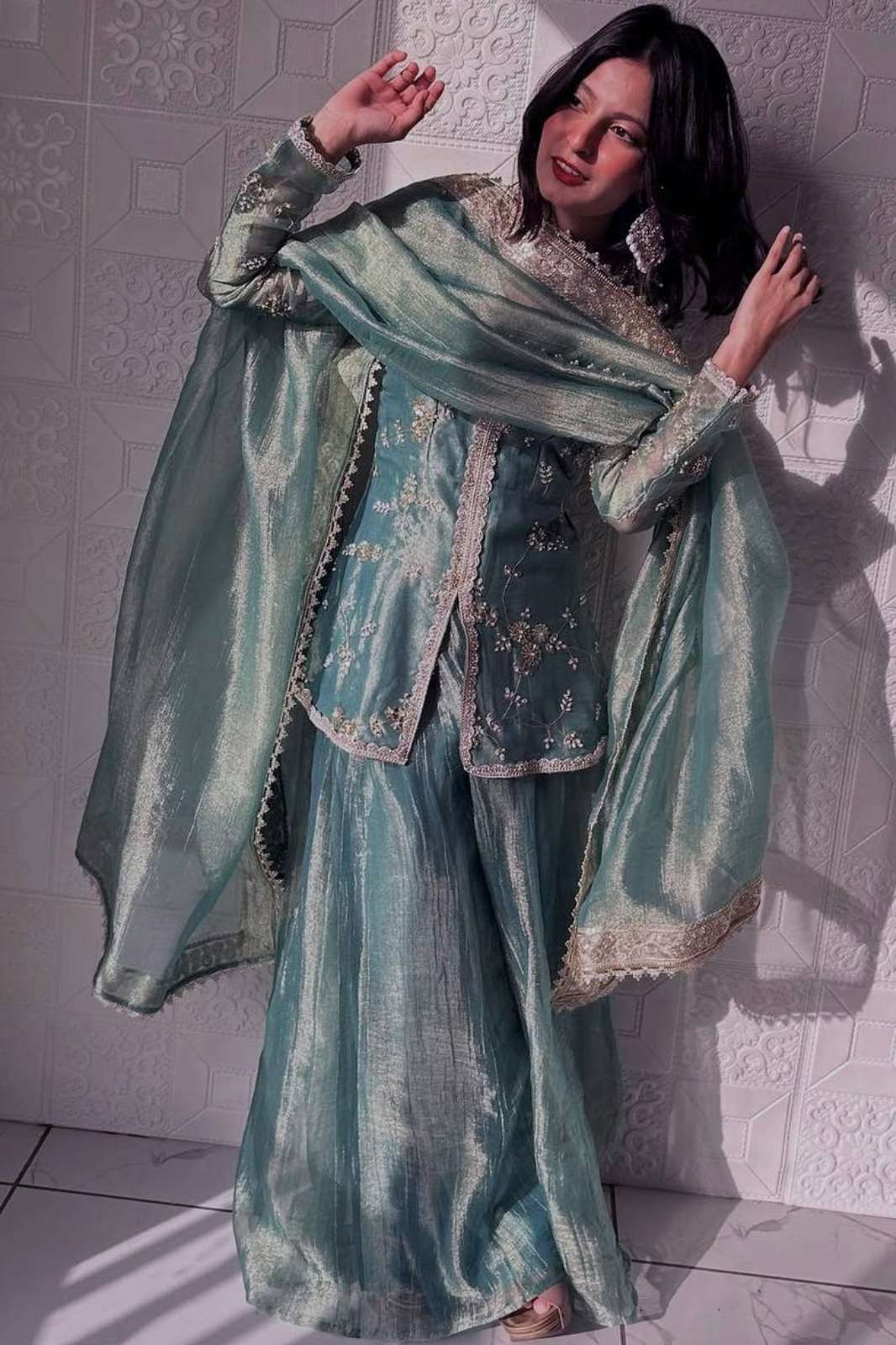 Shri Balaji Emporium BT5009 Ready to Wear Fandy Silk Party Wear Suit