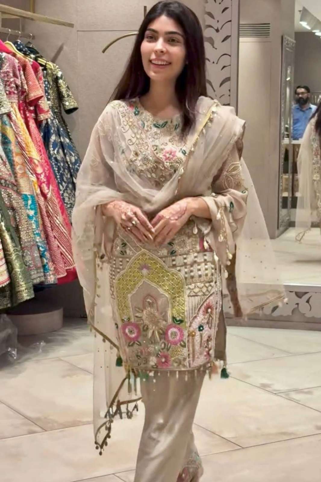 Shri Balaji Emporium BT5010 Ready to Wear Embroidered Faux Georgette Suit