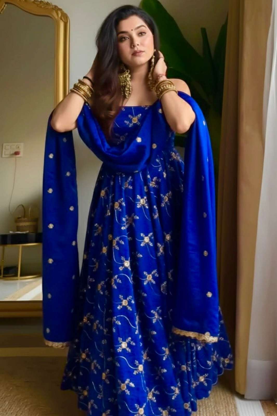 Shri Balaji Emporium DB 1010 Fandy Silk Anarkali Style Suit