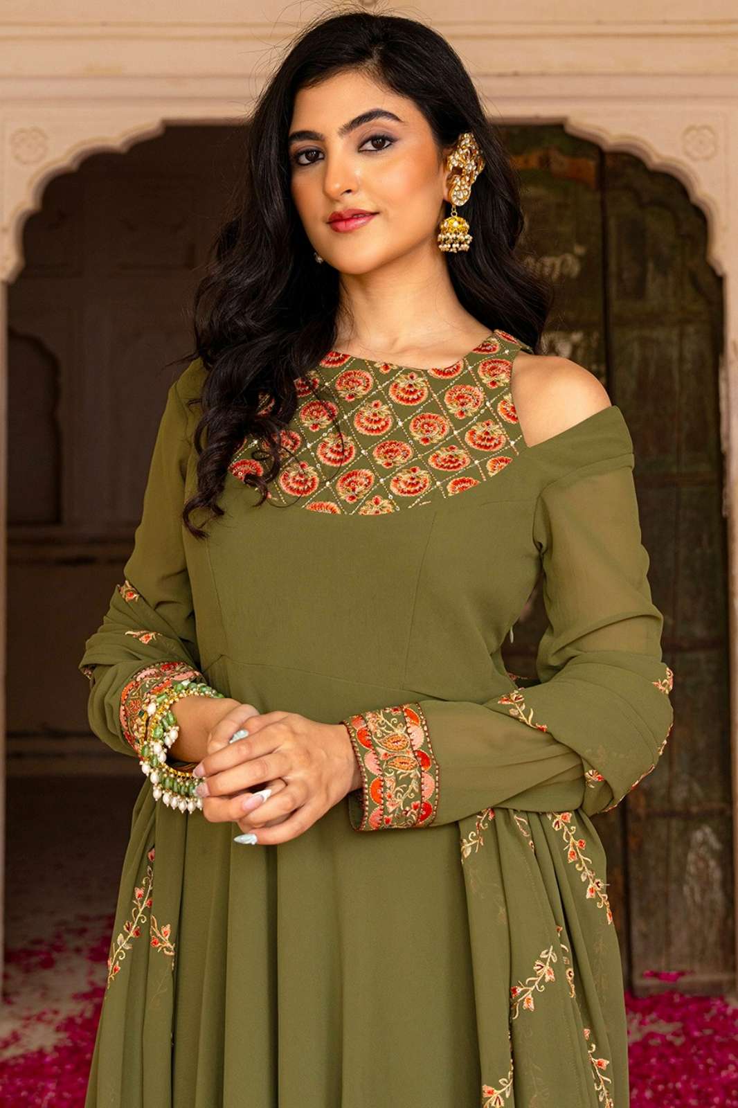 Shri Balaji Emporium DRS149 Ready to Wear Georgette Gown