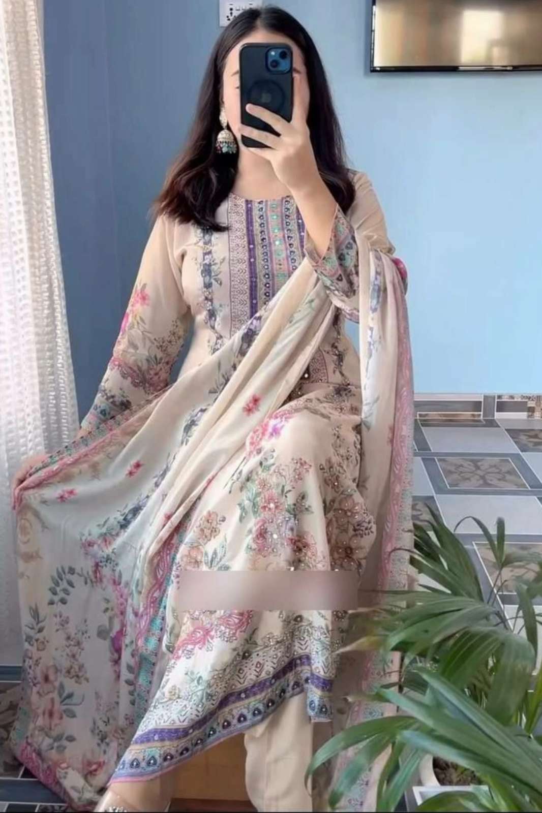 Shri Balaji Emporium DV 25131 Pure Chinon Silk Salwar Suit