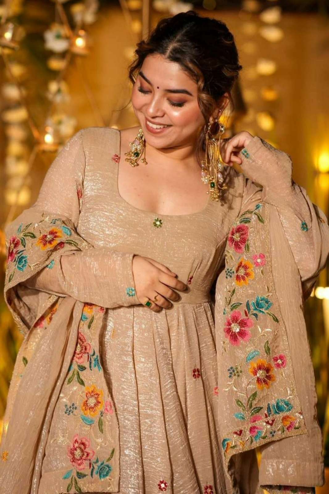 Shri Balaji Emporium DV 25146 Crunchy Silk Designer Sharara Suit