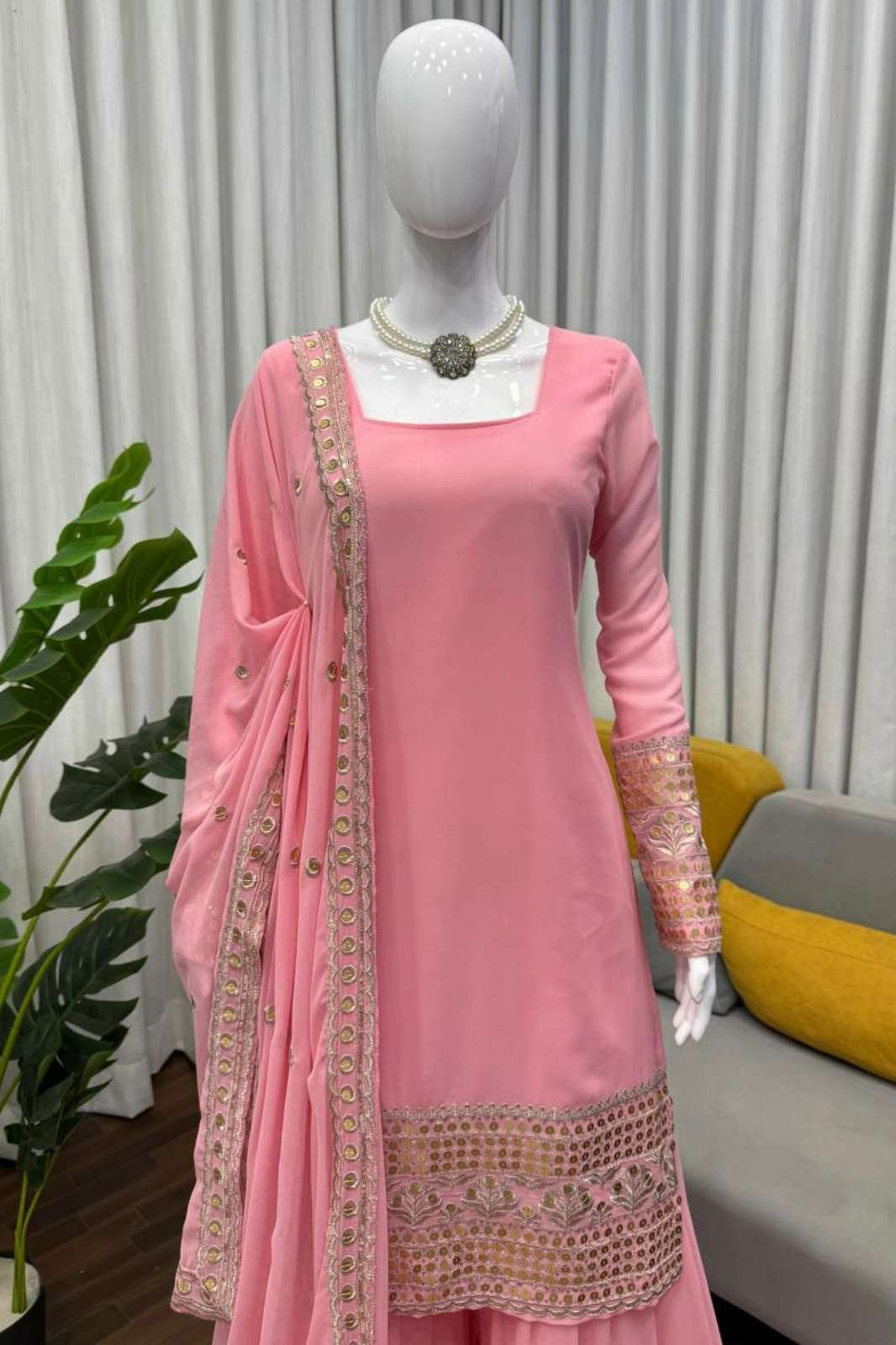 Shri Balaji Emporium DV 25241 Faux Georgette Sharara Suit