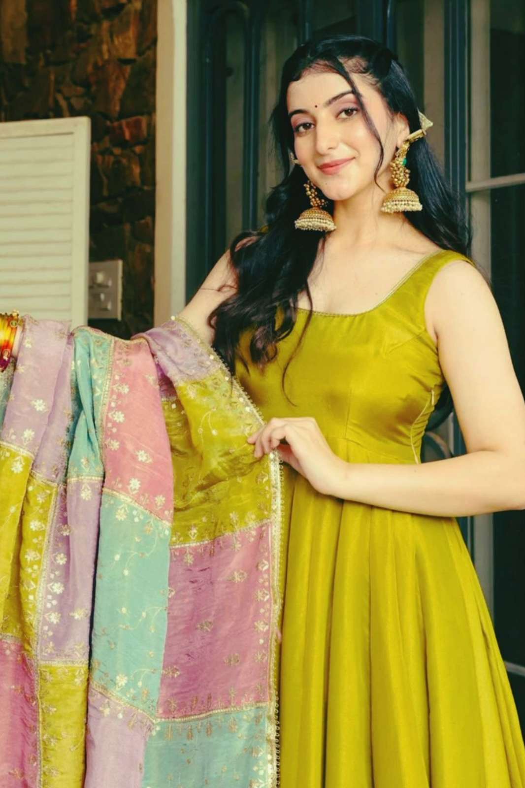 Shri Balaji Emporium DVD ON5137 Roman Simmer Silk Anarkali Suit