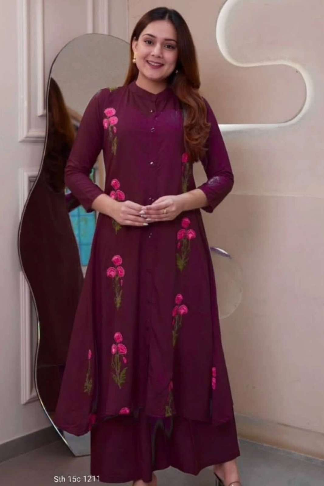 Shri Balaji Emporium G 5001 Reyon Cotton Anarkali Style Suit