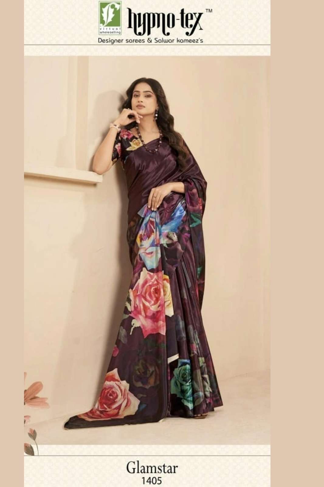 Shri Balaji Emporium Glamstar 1401 To 1409 Malai Crape Soft Silk Saree