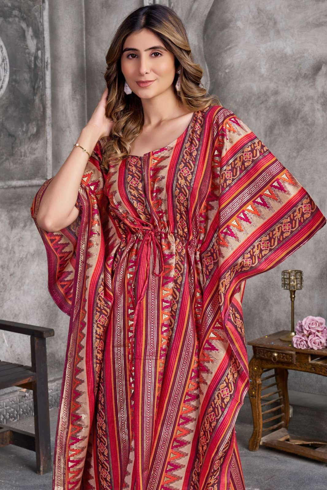 Shri Balaji Emporium KAFTAN Maslin Kaftan Collection 