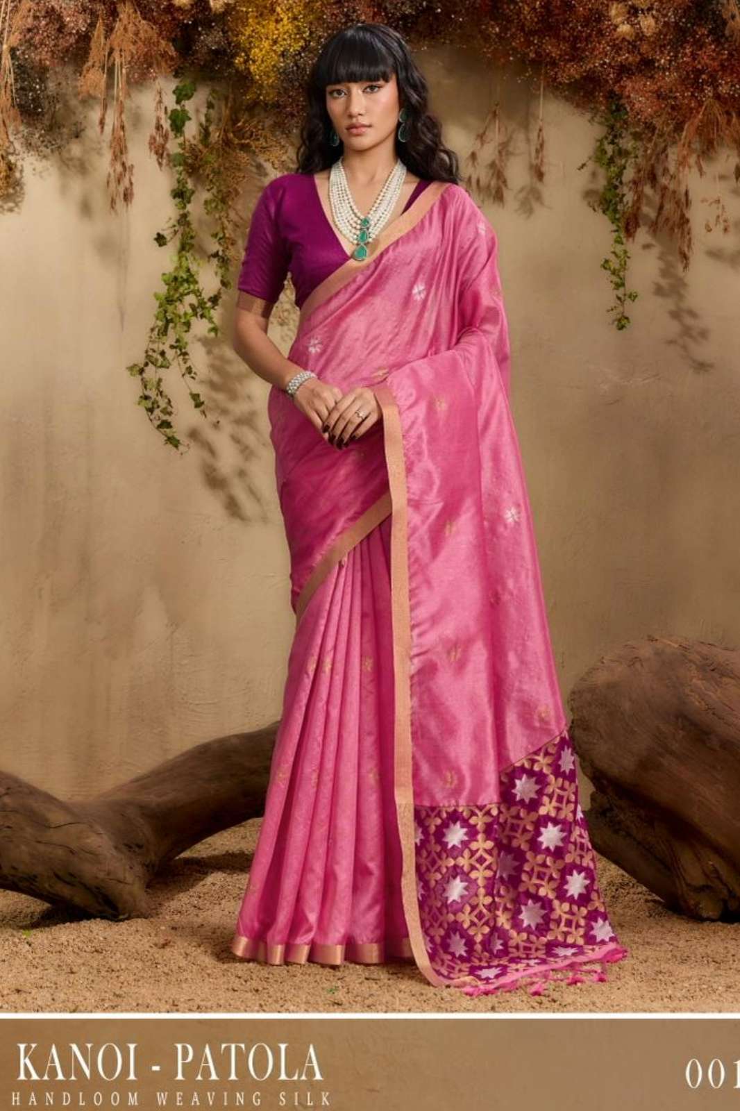 Rajtex Kanoi Patola 001 TO 006 Tussar Silk Saree