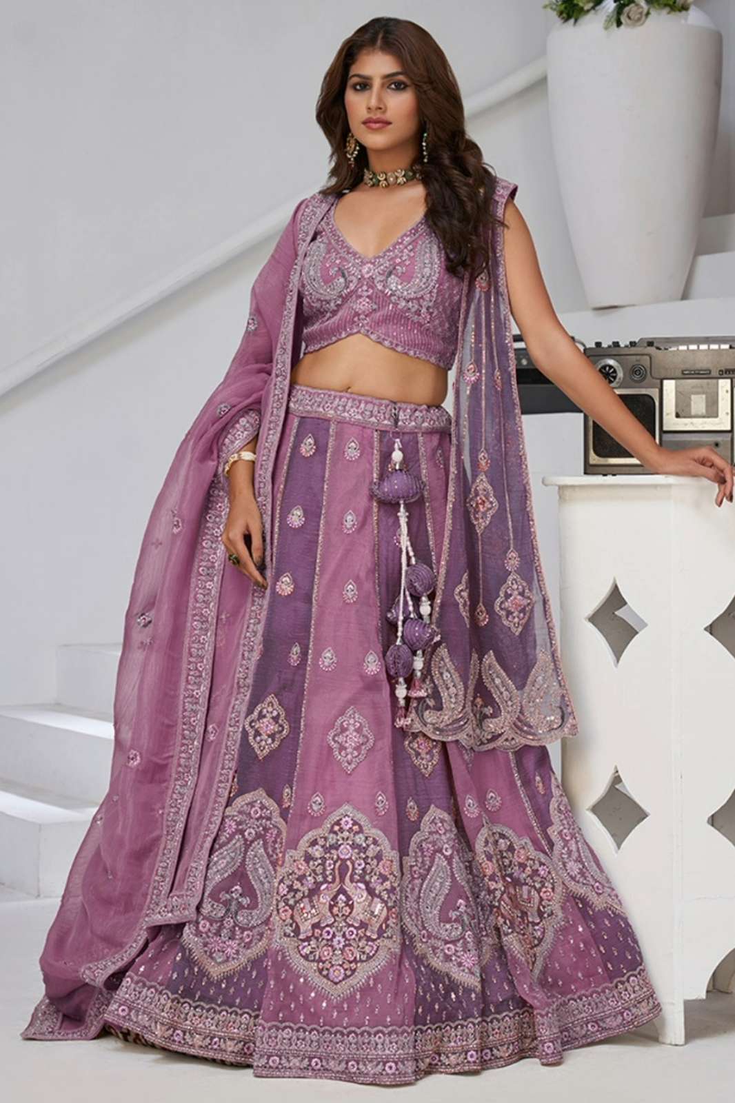 Shri Balaji Emporium KF2170 Georgette Embroidered Wedding Wear Lehenga Choli 