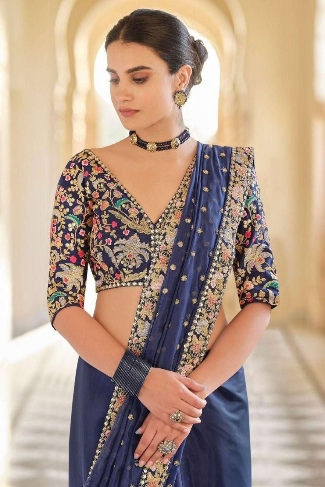 Shri Balaji Emporium KK 090 Heavy Georgette Designer Saree