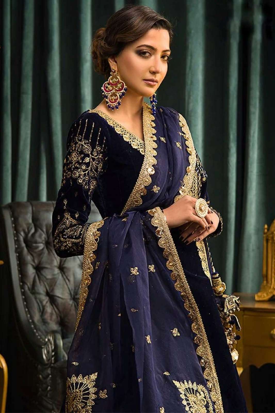 Shri Balaji Emporium LC 1161 Heavy Velvet Designer Anarkali Suit