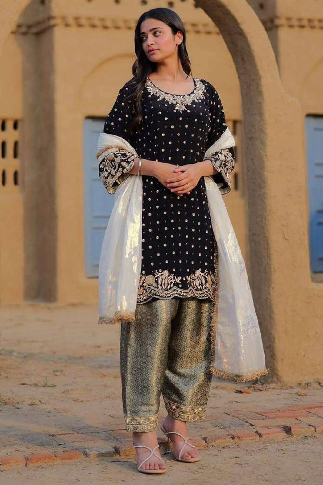 Shri Balaji Emporium LC 1401 Premium Velvet Salwar Suit