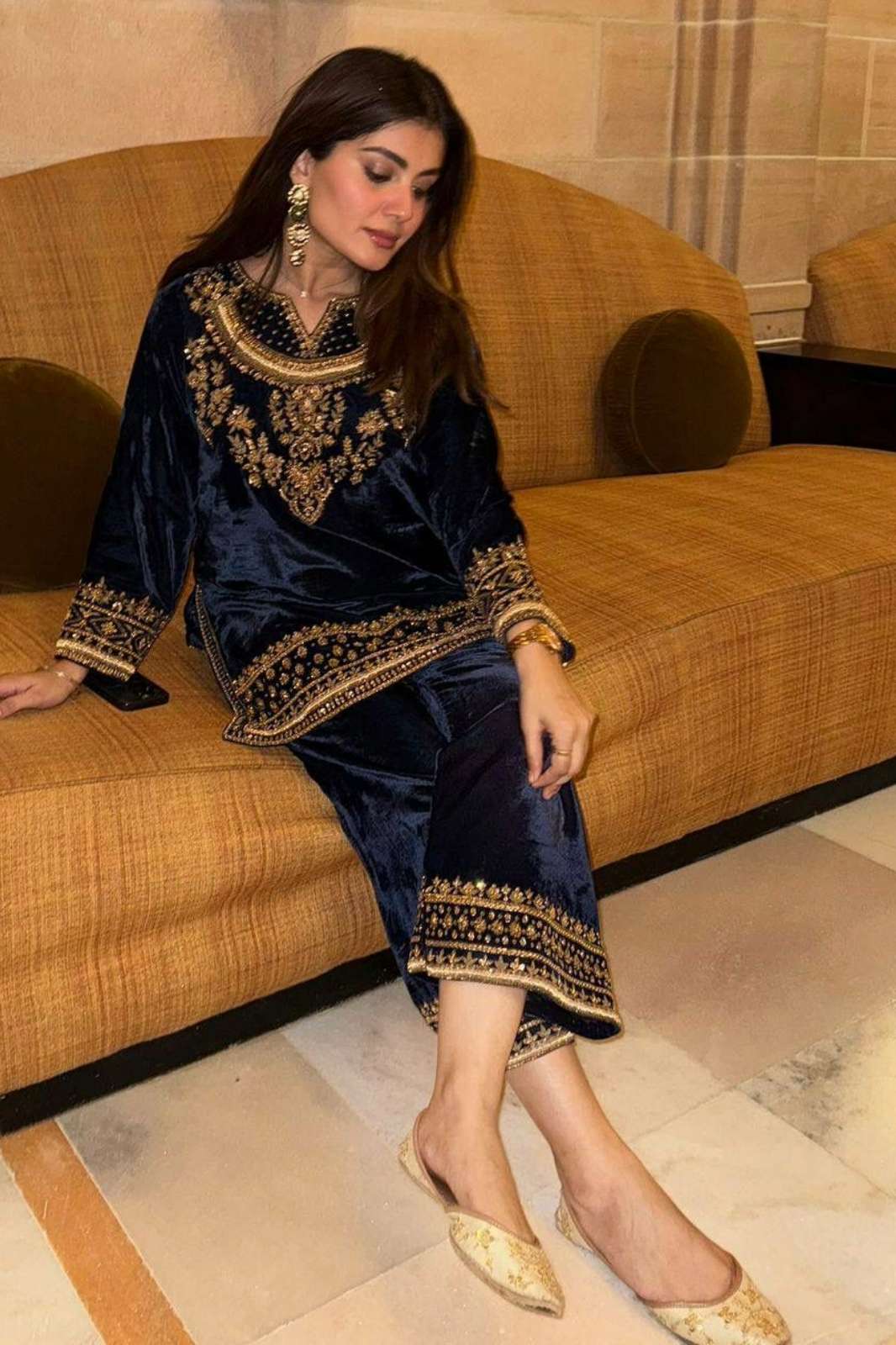 Shri Balaji Emporium LC 1434 Premium Velvet Ready to Wear Suit