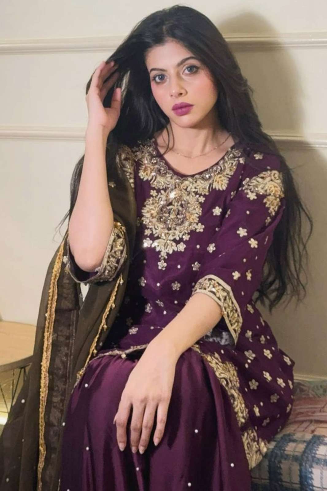 Shri Balaji Emporium LC 1439 Beautiful Chinon Silk Sharara Suit