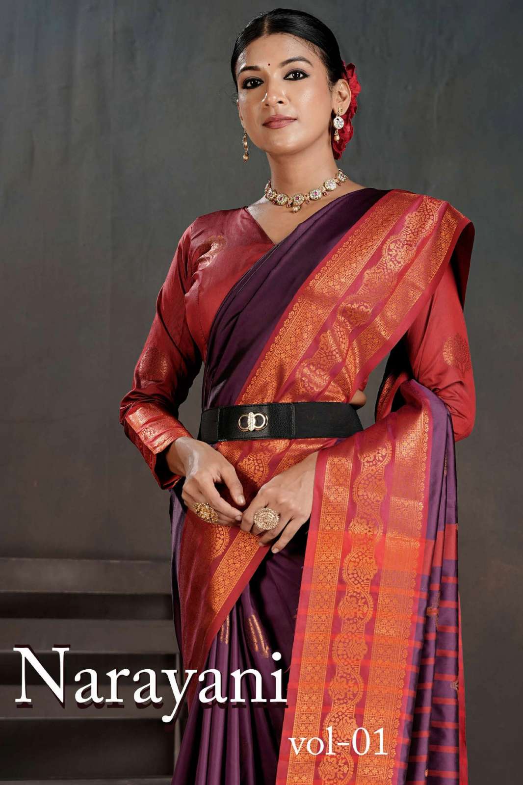 Shri Balaji Emporium NARAYANI VOL 01 1001 TO 1006 Soft Banarasi Chit Pallu Saree