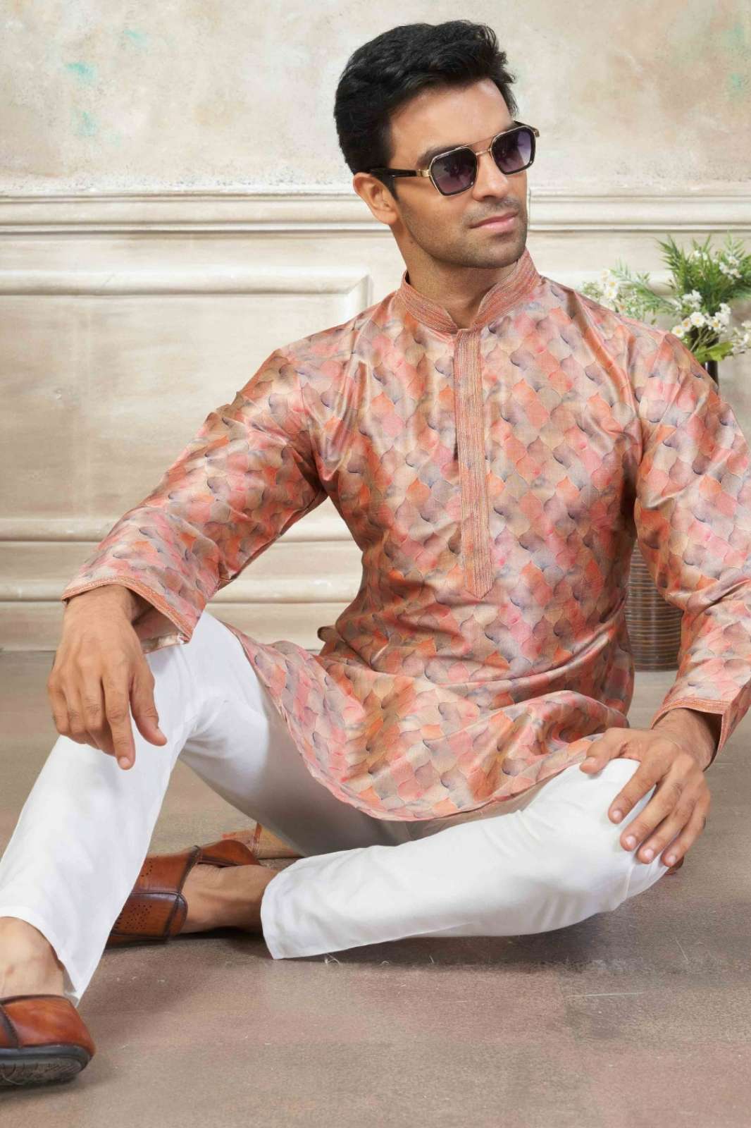 Shri Balaji Emporium Outluk Wedding 40 Premium Silk Mens Wear Kurta Pajama
