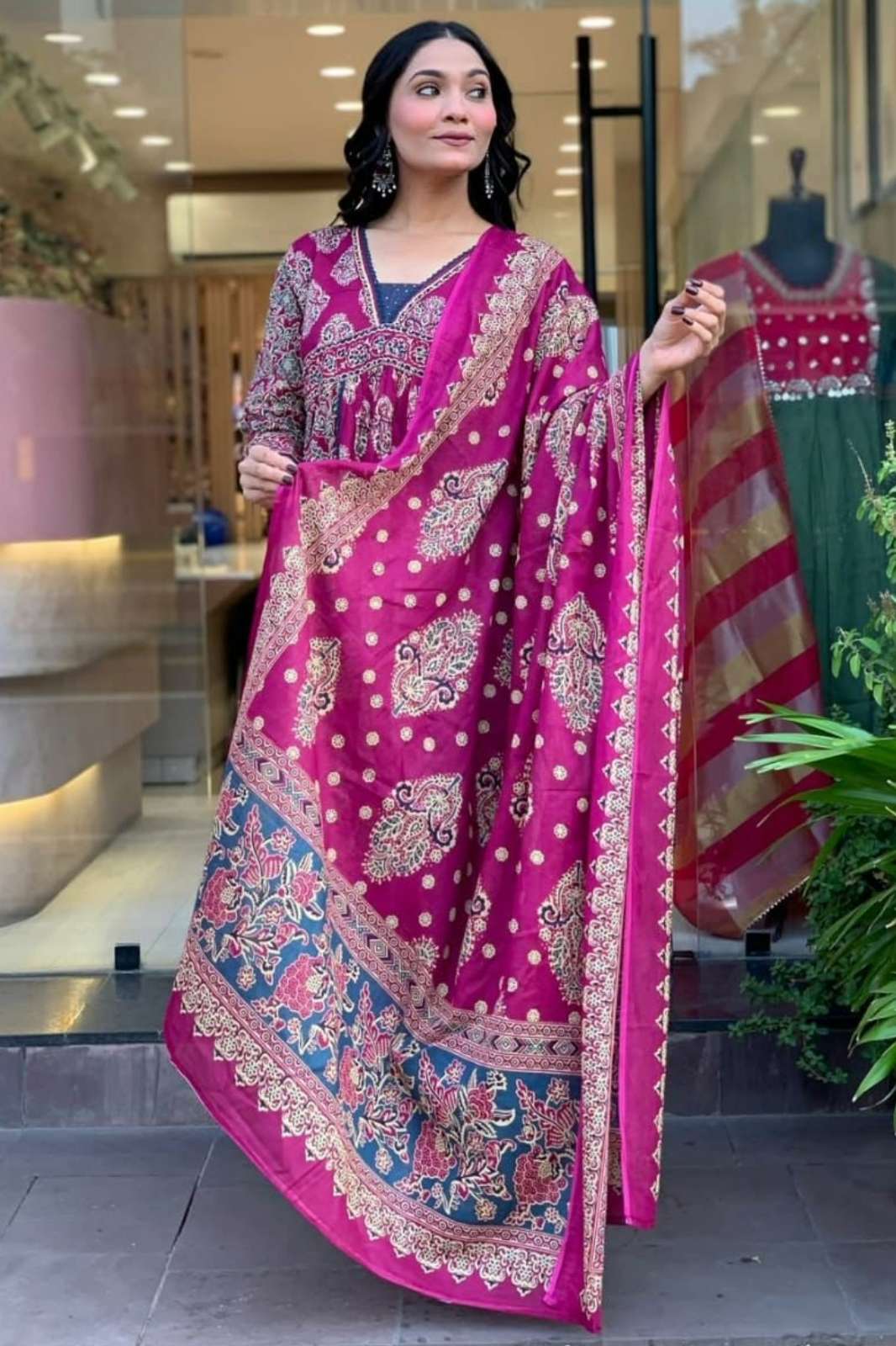 Shri Balaji Emporium RF 1590 Ready to Wear Pure Cotton Hand Work Kurti 