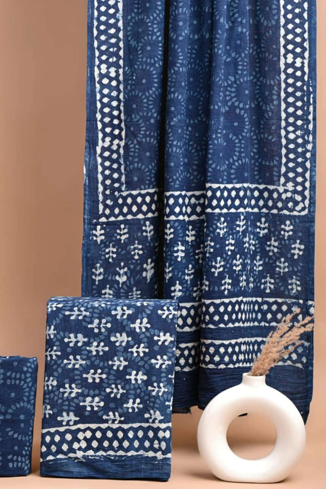 Shri Balaji Emporium RF 18634 Ready to Wear Hand Block Printed Cotton Suit 