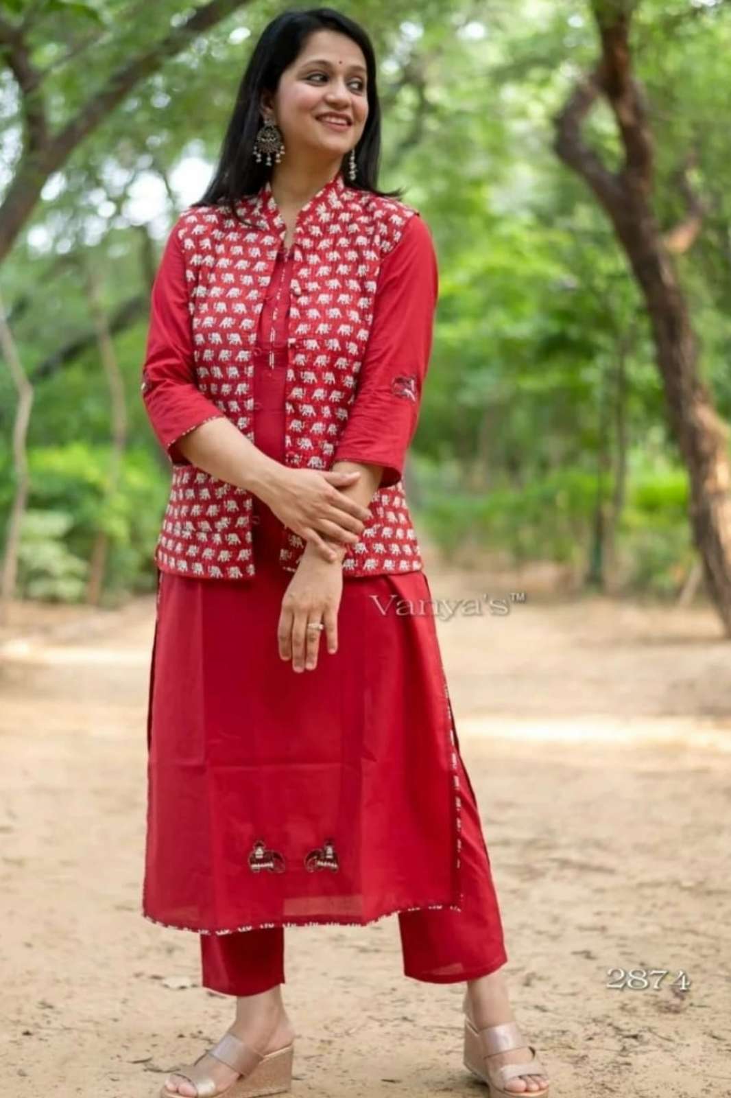 Shri Balaji Emporium RF 19259 Ready to Wear Pure Cotton Suit with Winter Jacket