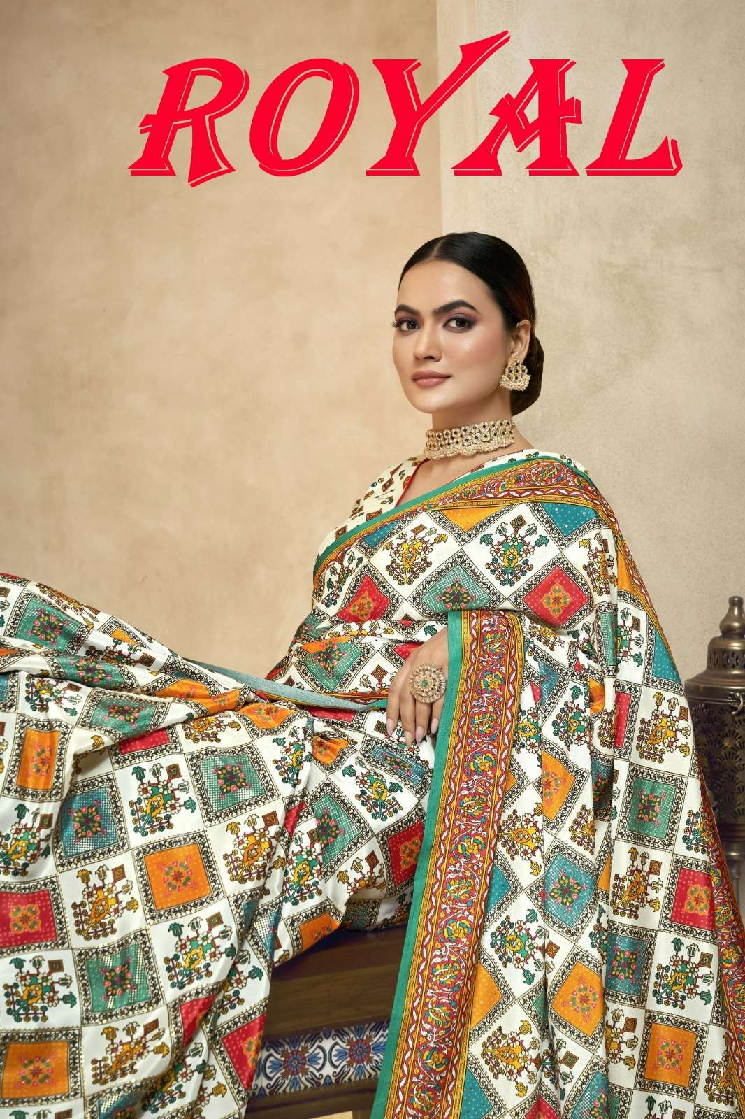 Shri Balaji Emporium Royal 4101 To 4110 ︎Crepe Designer Saree Collection