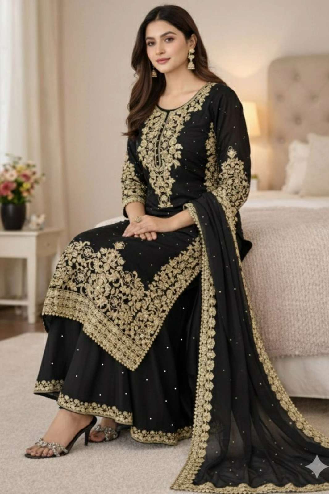 Shri Balaji Emporium SSR 535 Pure Gmy Silk Salwar Suit