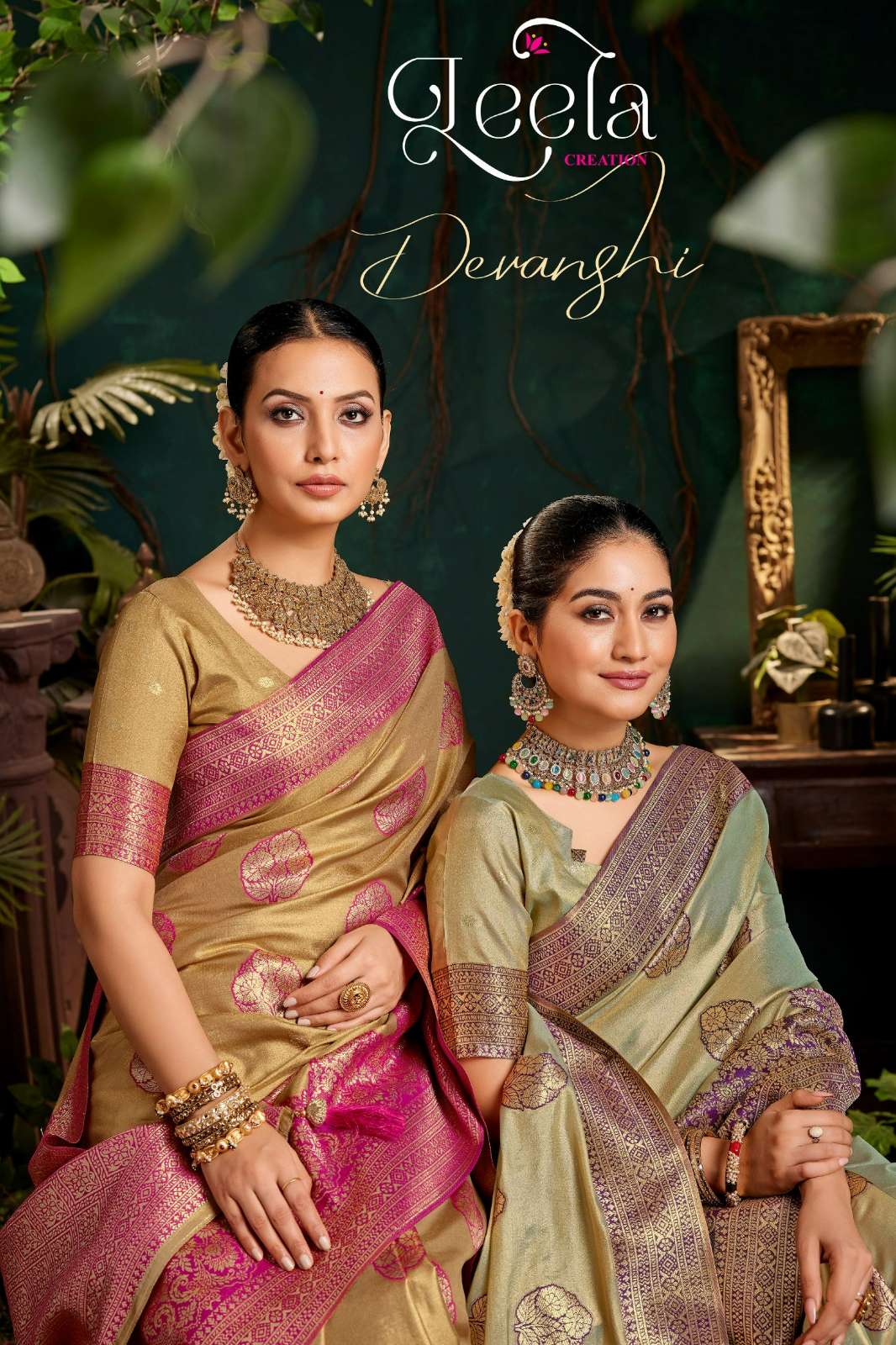 Sumitra DEVANSHI A TO F Top Dyed Designer Party Wear Saree
