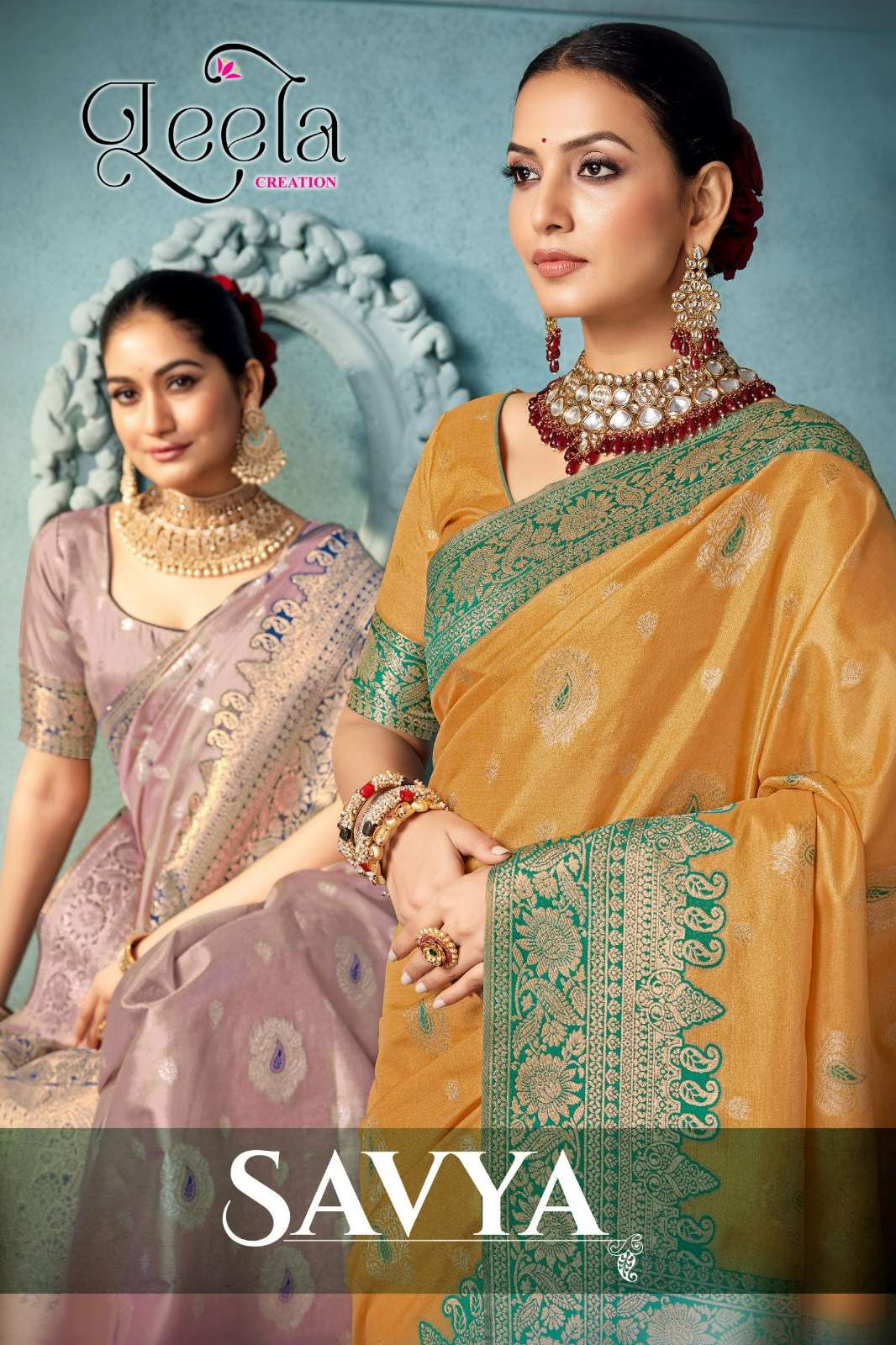 Sumitra SAVYA A TO F Top Dyed Designer Saree