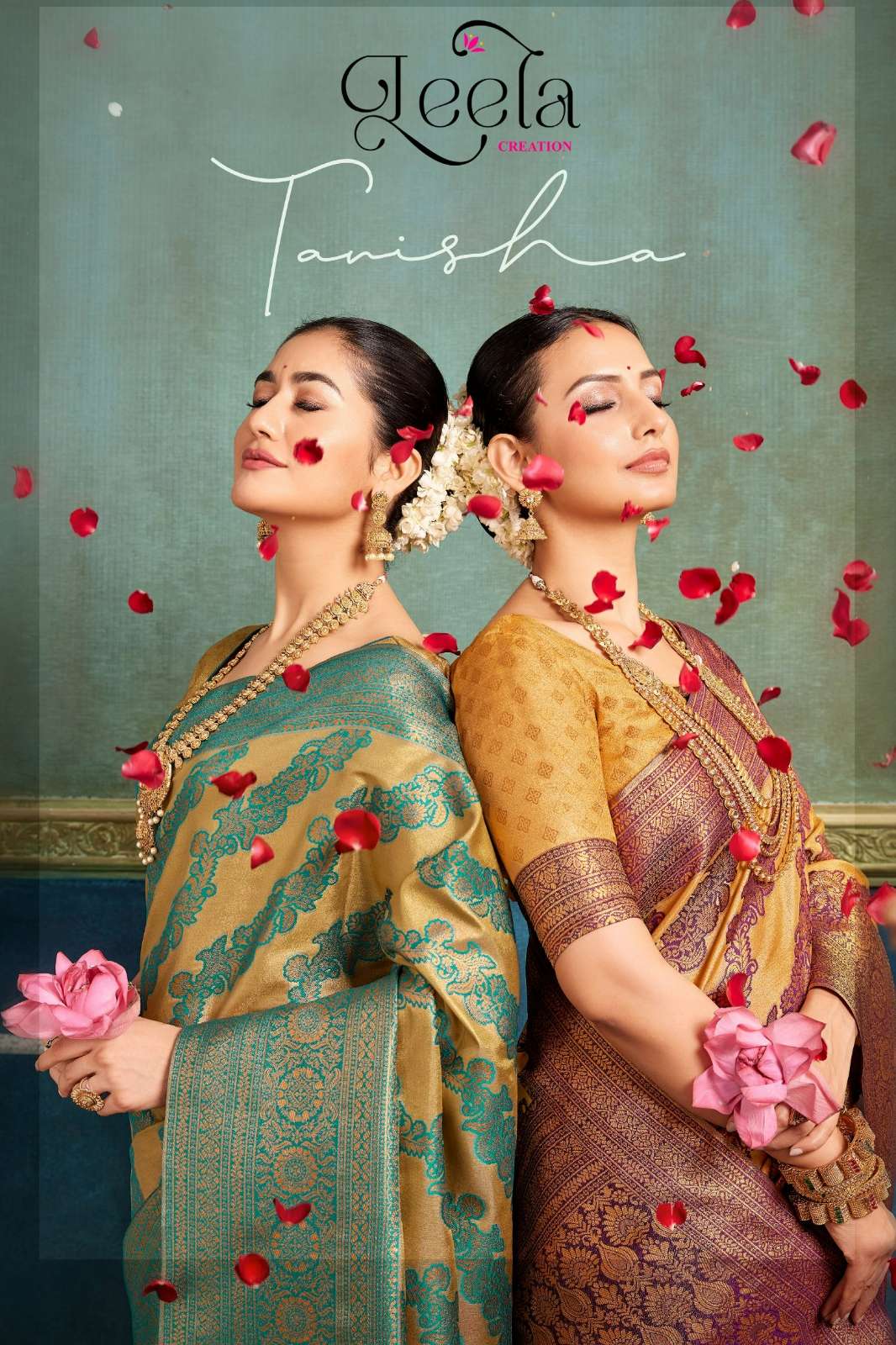 Sumitra TANISHA A TO F Designer Top Dyed Party Wear Saree