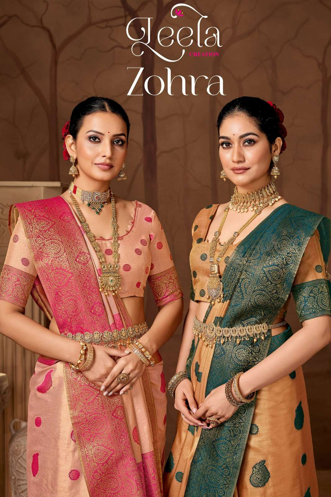 Sumitra ZOHRA A TO F Top Dyed Designer Saree