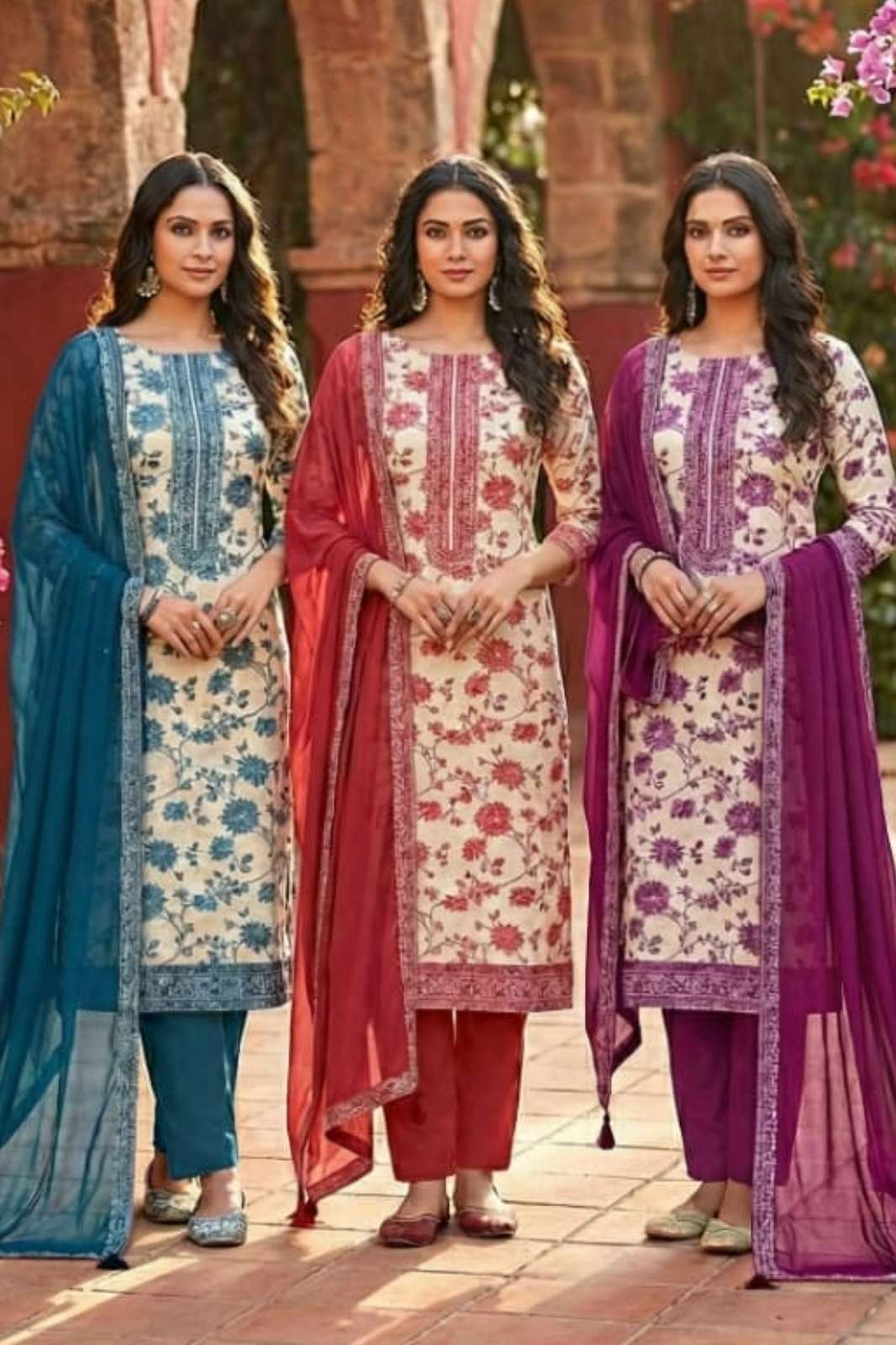 Vinay 624 Colours Beautiful Jacquard Weaving Work Suit 