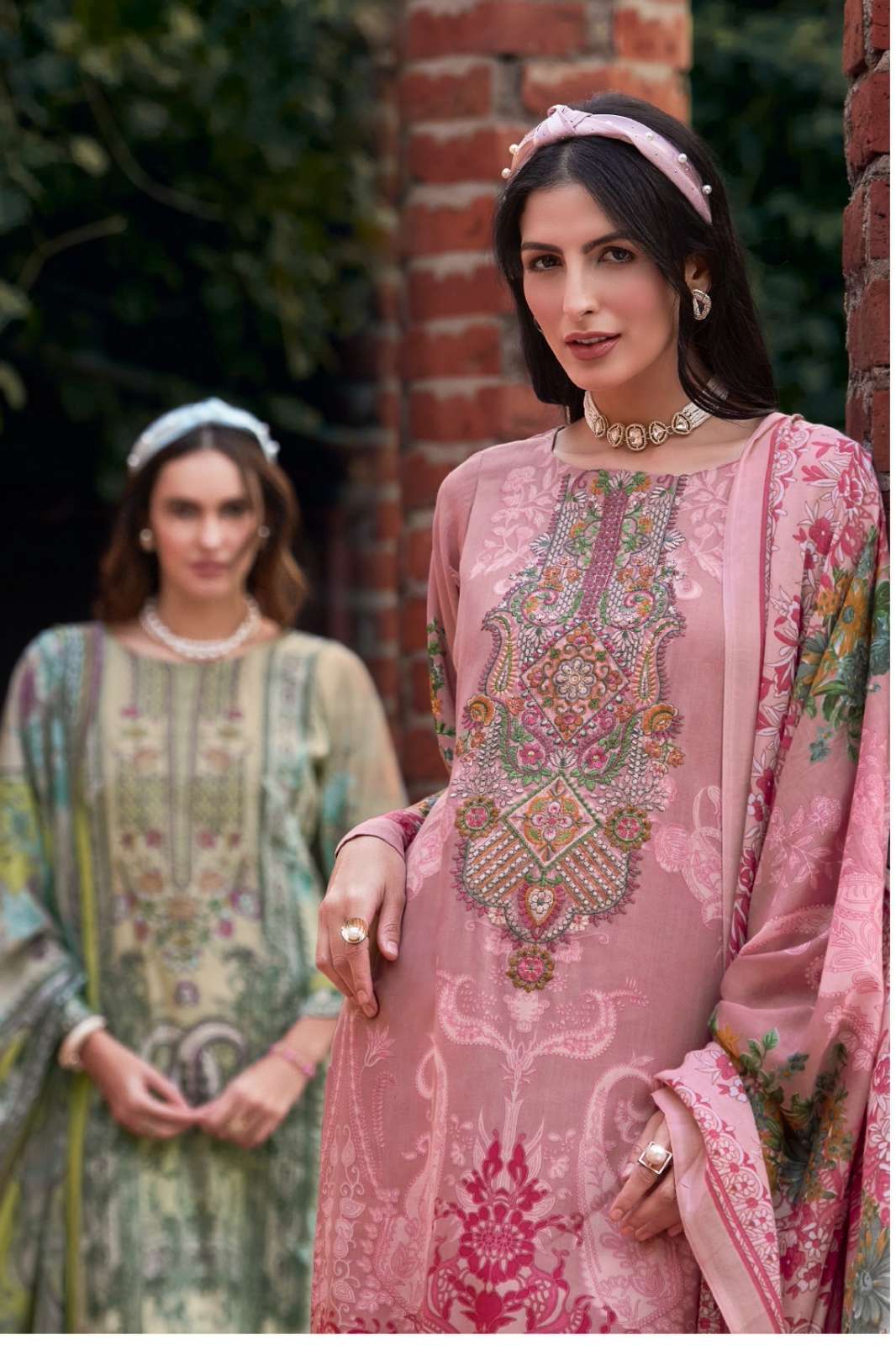 Belliza RIWAYAT VOL15 stunning rayon heavy embroidery digital printed pakistani suit