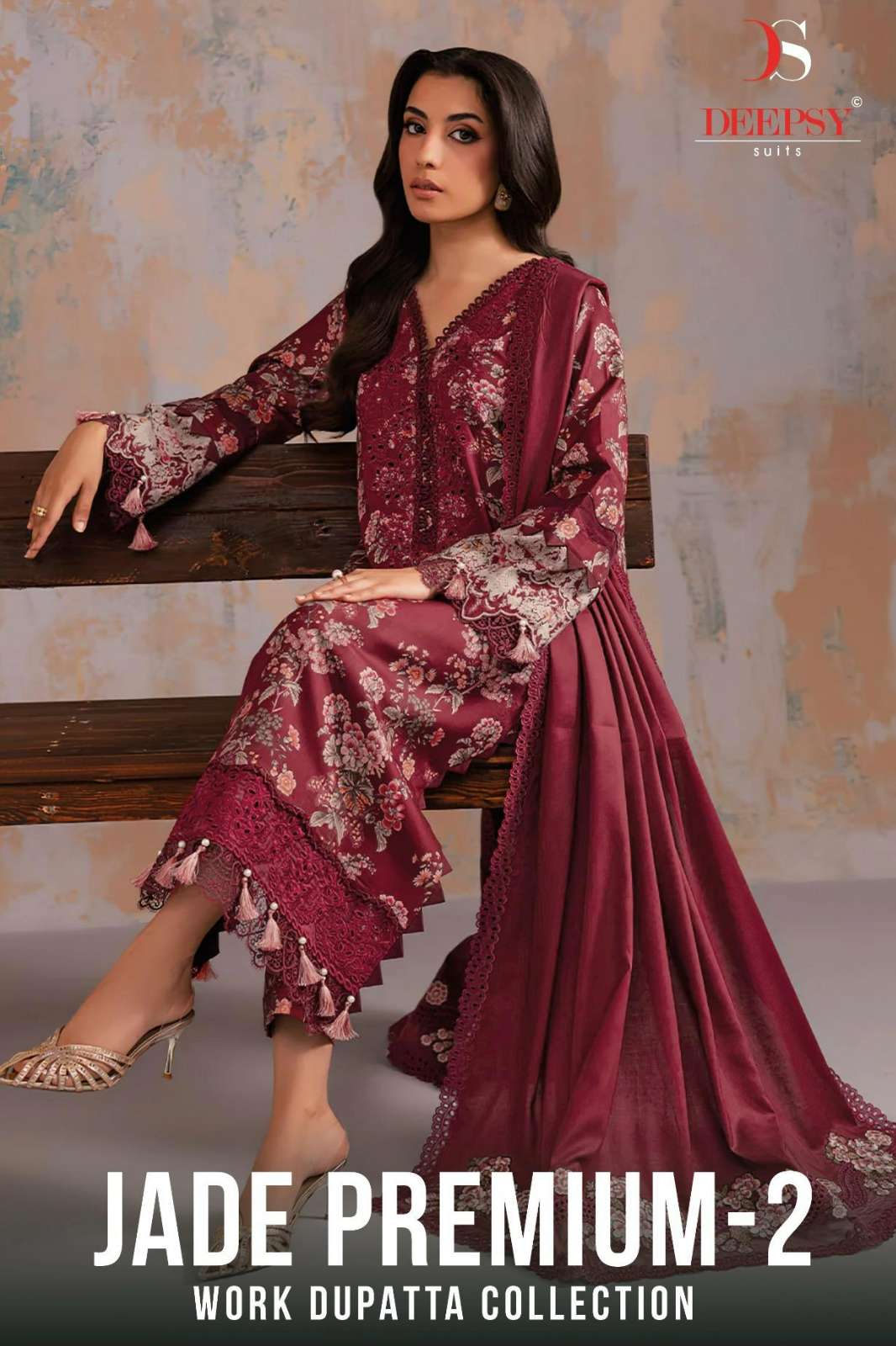 Deepsy Suits JADE PREMIUM 2 Viscouse Rayon Embroidered Pakistani Suit