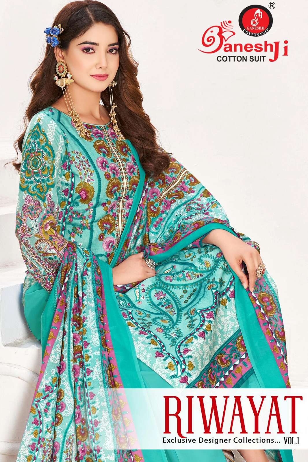 Ganeshji RIWAYAT VOL 1 Beautiful Printed Soft Cotton Suits