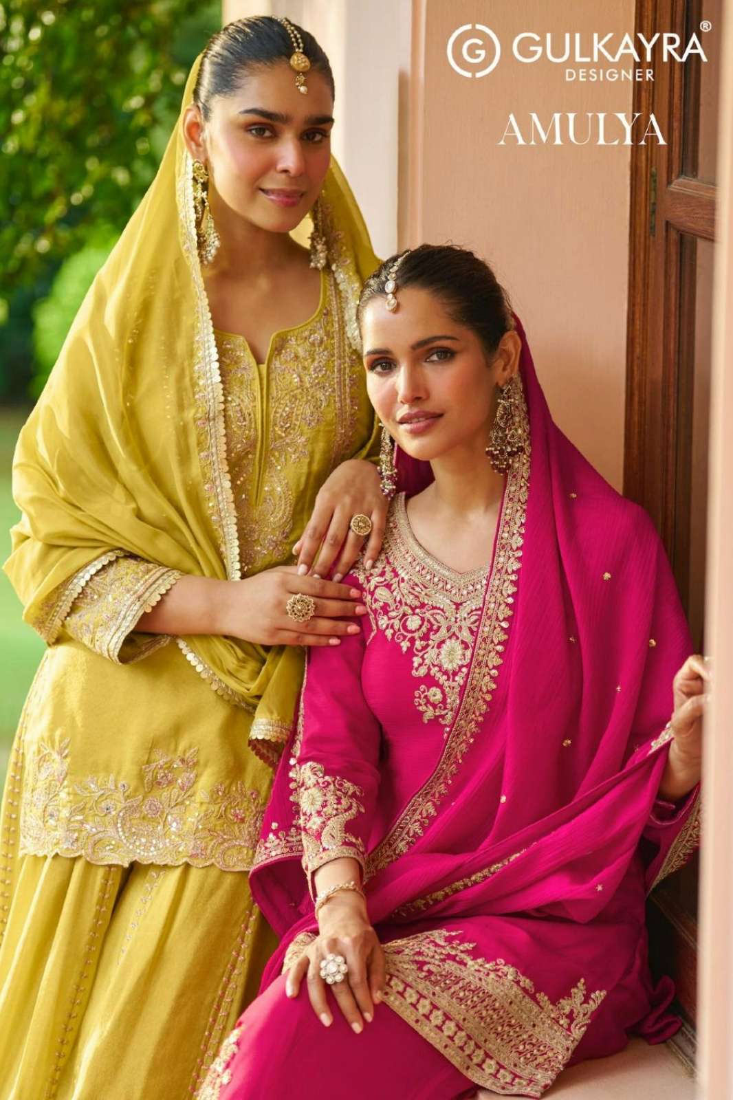 Gulkayra AMULYA Ready to Wear Embroidery Work Real Chinon Suit