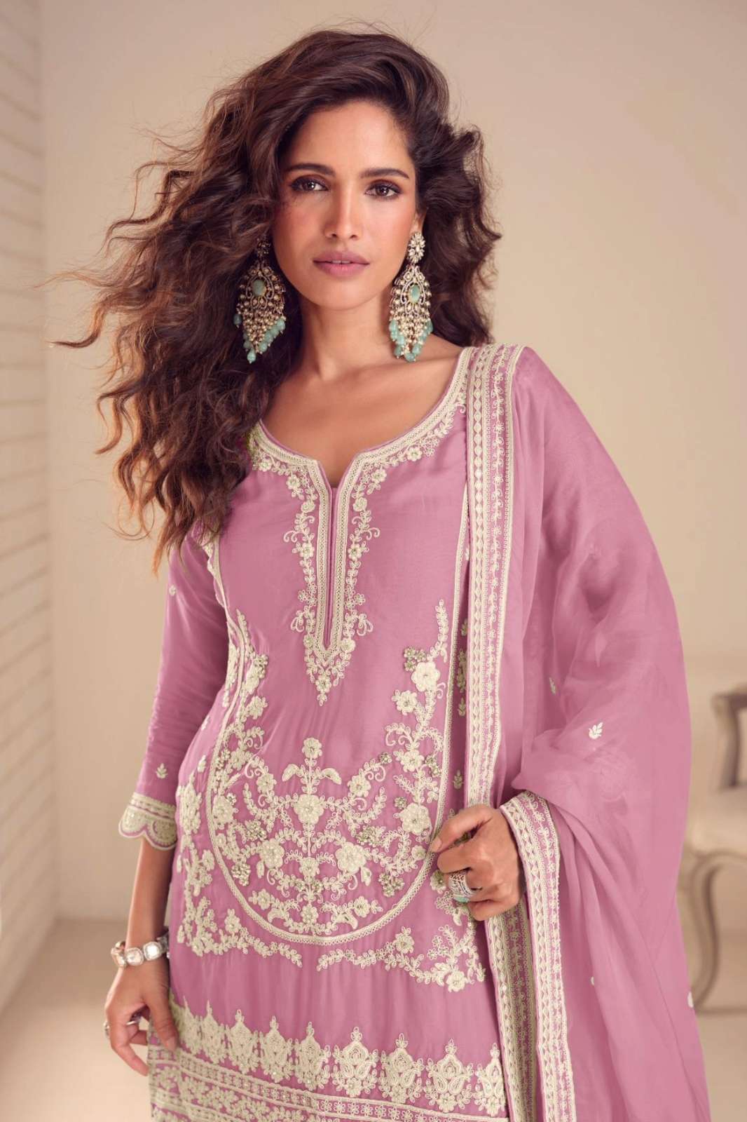 Gulkayra BUTTERFLY Ready to Wear Embroidery Work Real Chinon Suit 