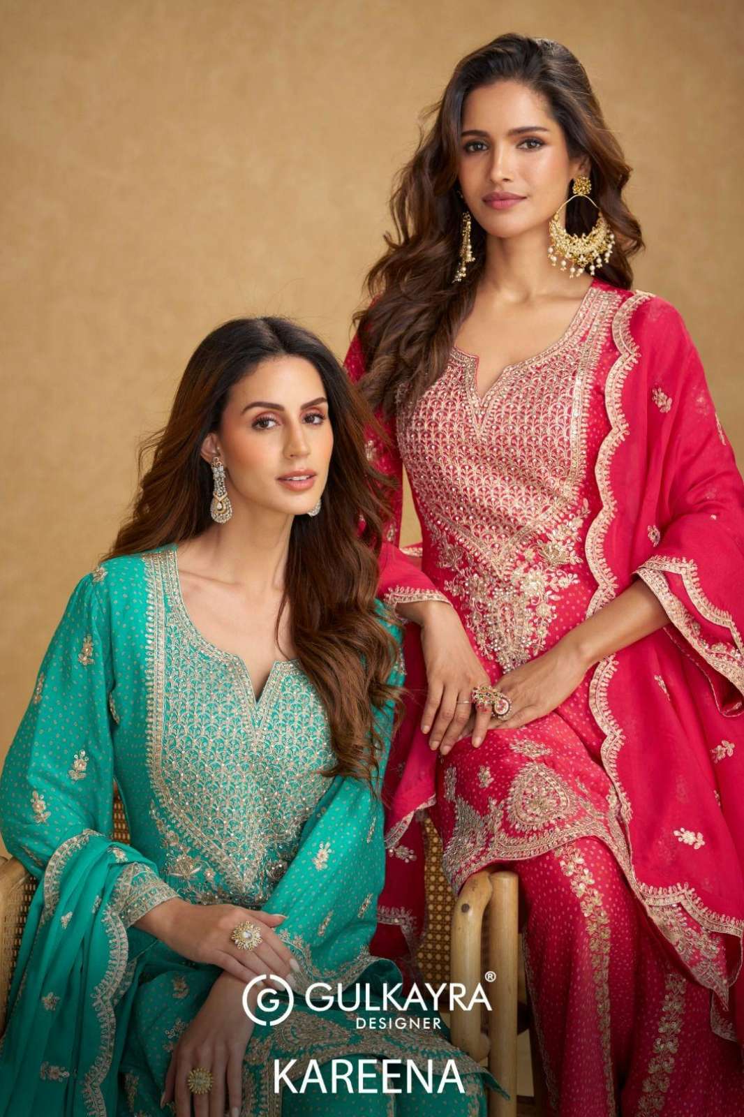Gulkayra KAREENA Ready to Wear Embroidery Work Real Chinon Suit