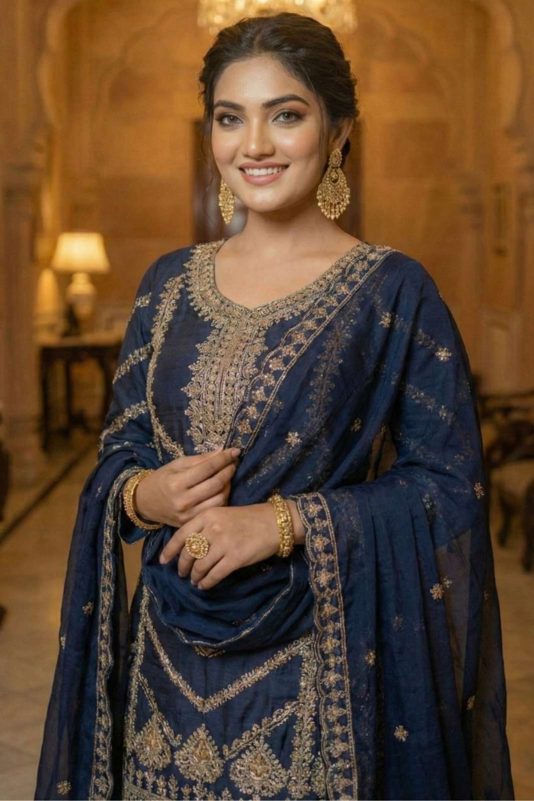 KB Series KB 3314 COLOURS Heavy Chinon Beautiful Sharara Suit