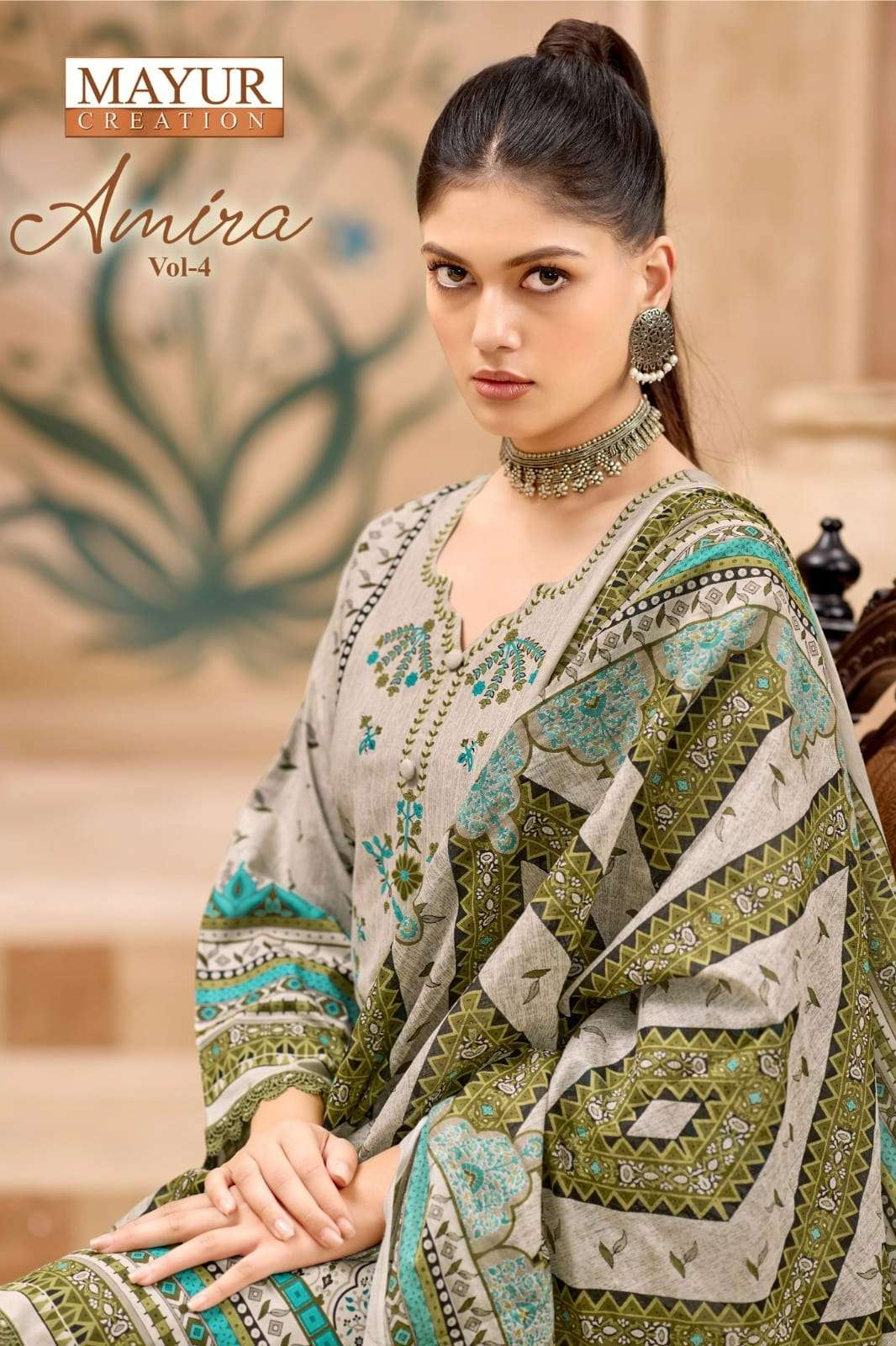Mayur Creation Amira Vol 4 Beautiful Printed Pure Cotton Suits 