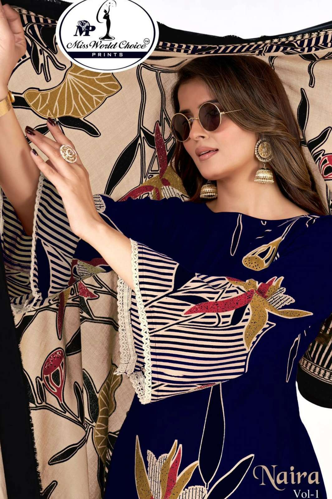 MISS WORLD CHOICE NAIRA VOL 1 Beautiful Rayon Printed Pakistani Suit