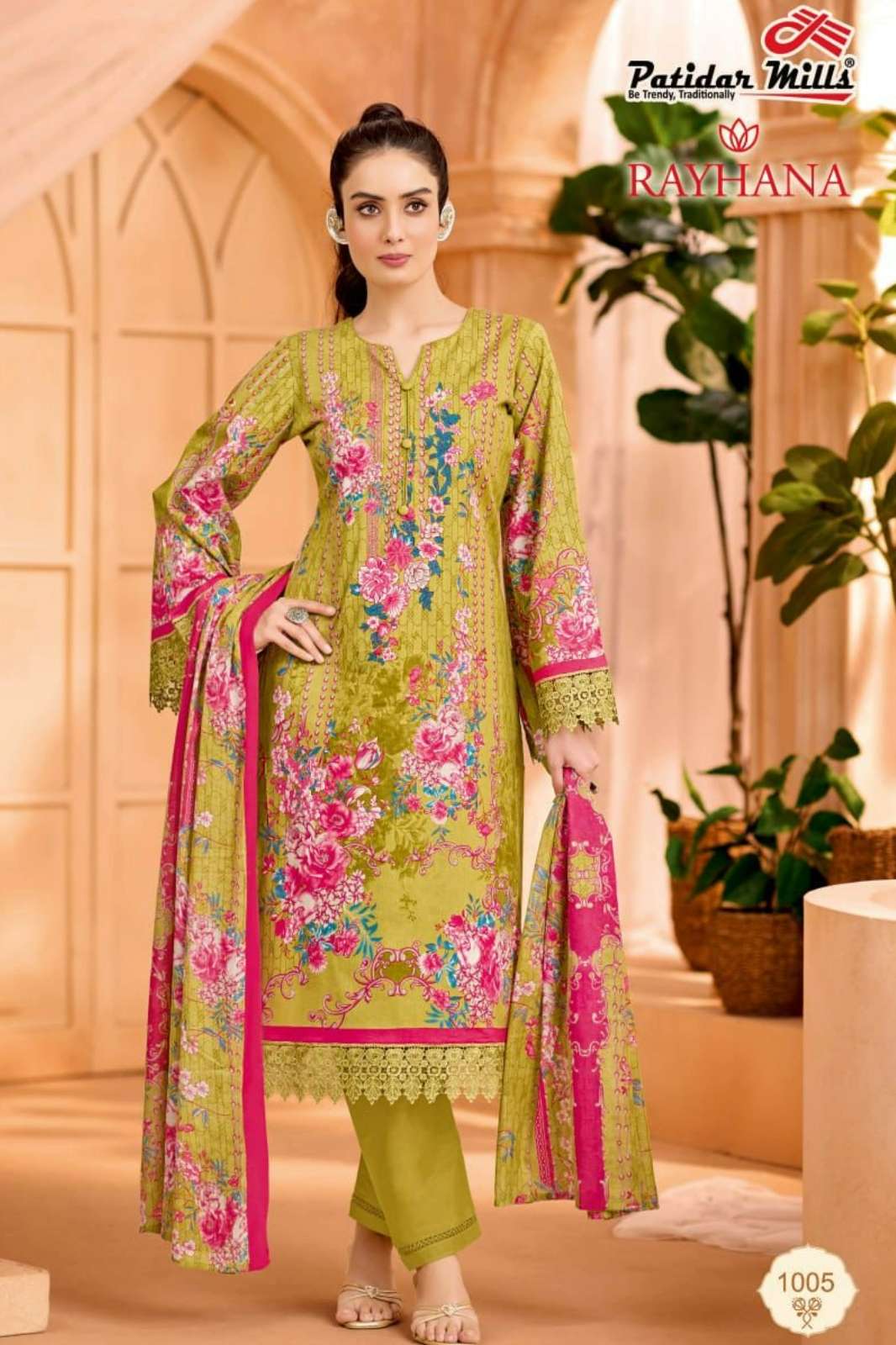 PATIDAR MILLS RAYHANA VOL 1 Beautiful Pure Soft Cotton Printed Suit 