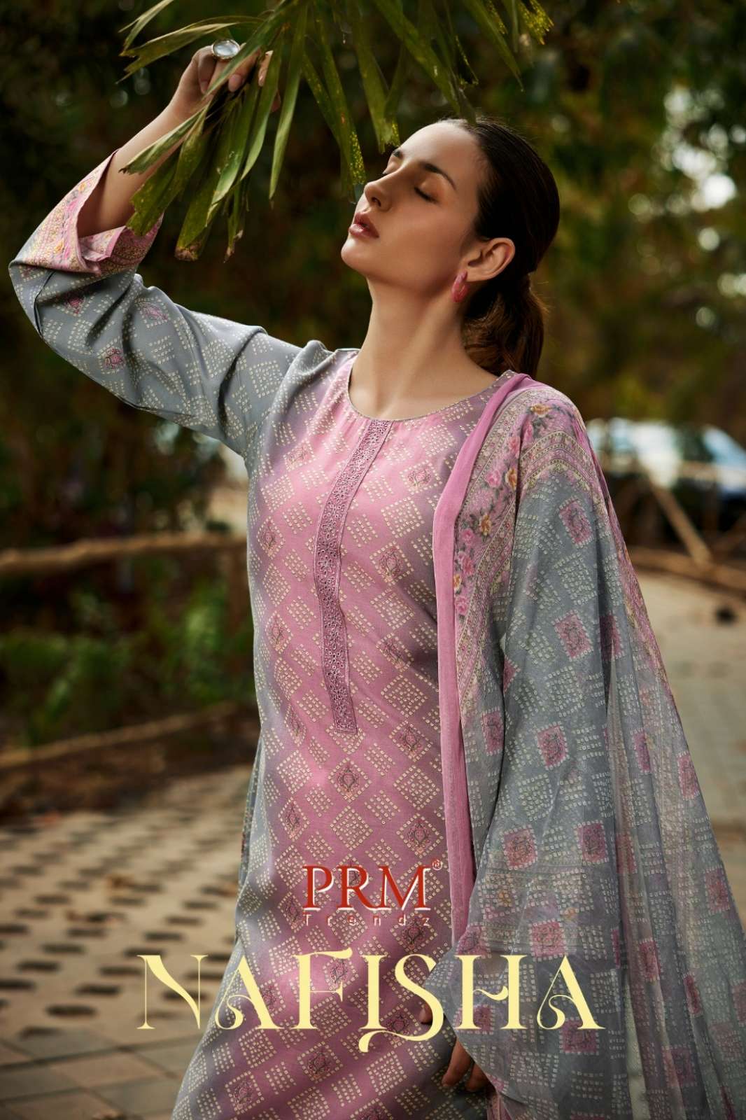 PRM TRENDZ NAFISHA Pure Musline Silk Digital Printed Suit 