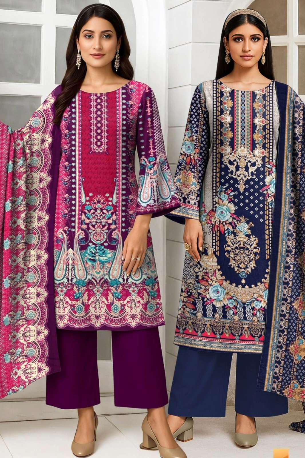 ROYAL BRAND FAIZA VOL 7 Beautiful Printed Soft Cotton Pakistani Suit 