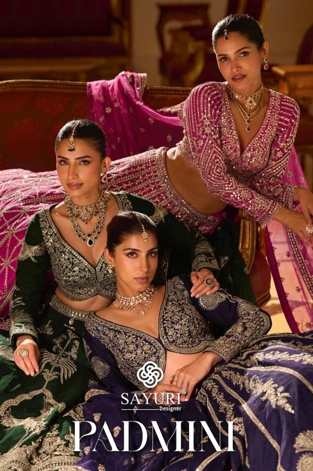 SAYURI PADMINI READY TO WEAR PREMIUM REAL SILK DESIGNER LEHENGA CHOLI