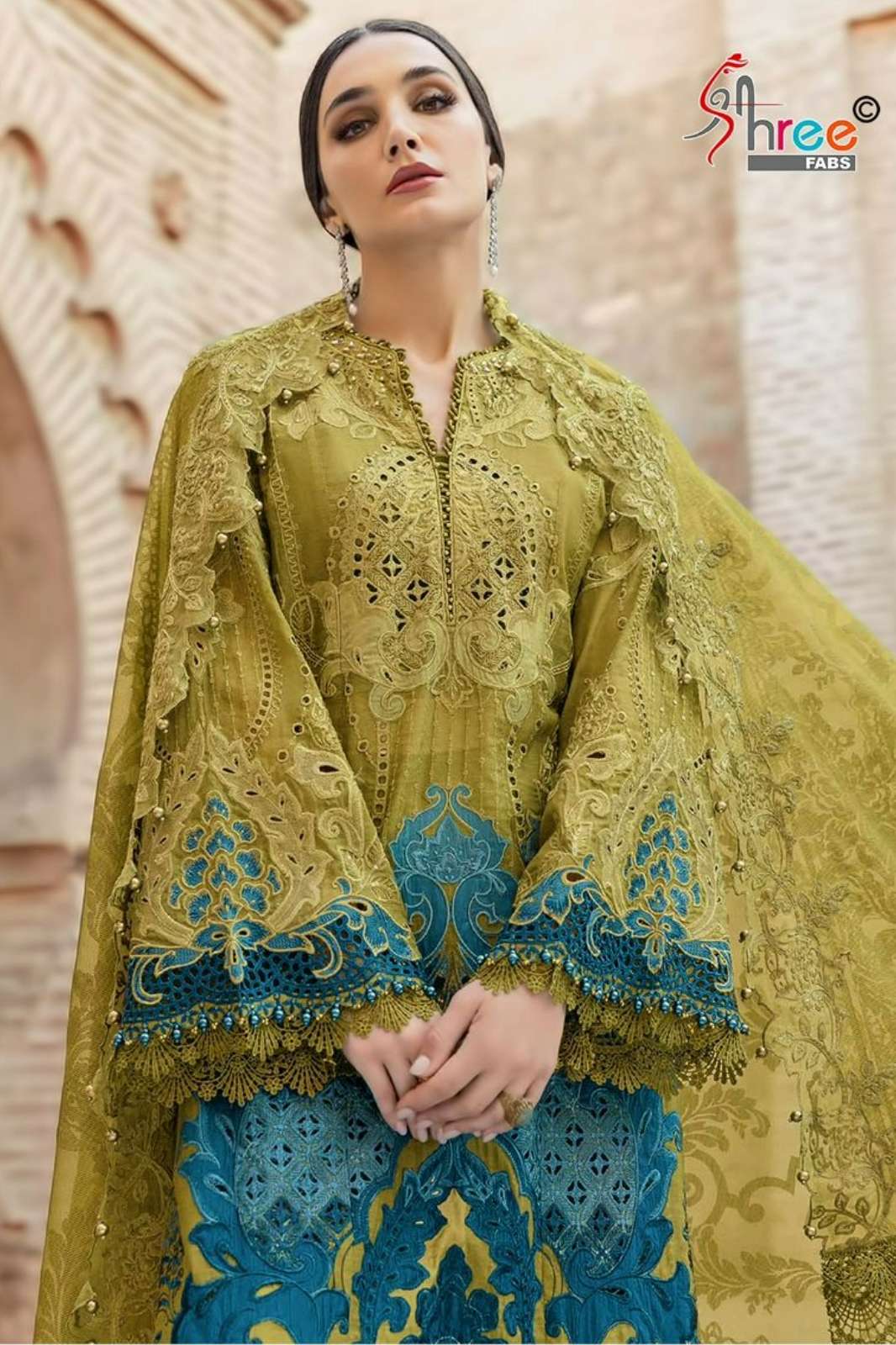 Shree Fabs MARIYA.B.PREMIUM EMBROIDERED VOL 1 Pure Cotton Pakistani Suit