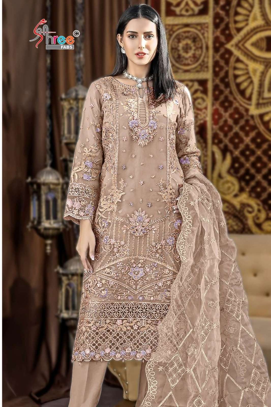 Shree Fabs Sf 5550 timeless pakistani suit intricated with heavy embroidery & hand work