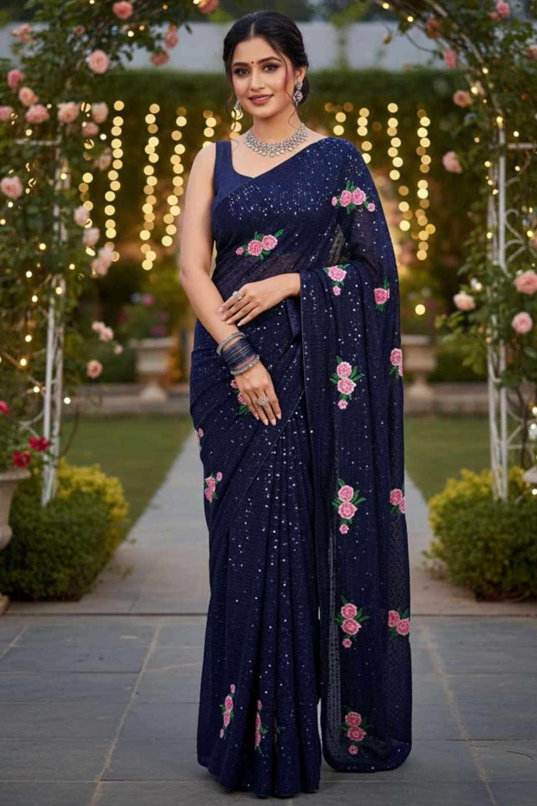 Shri Balaji Emporium 757 Most Beautiful Sequence Saree Collection