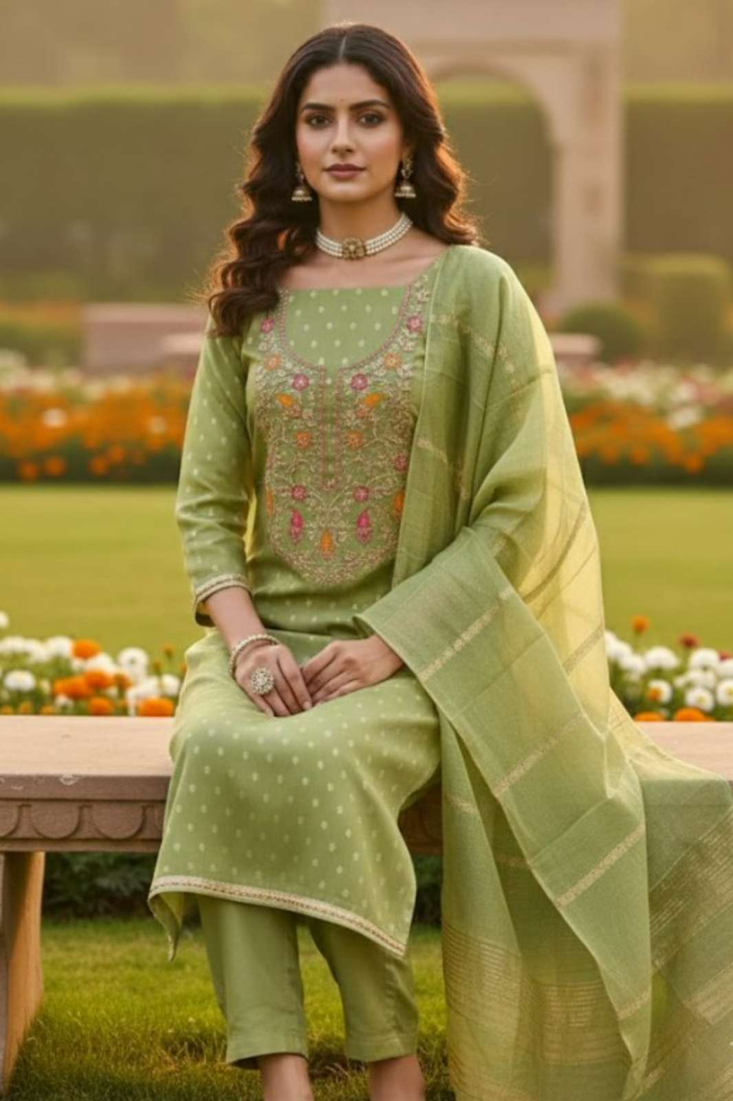 SHRI BALAJI EMPORIUM EKTA SIMMAR JACQUARD SALWAR SUIT
